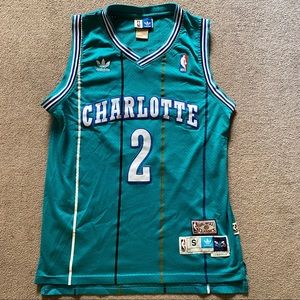Larry Johnson Adidas Hornets Jersey Men